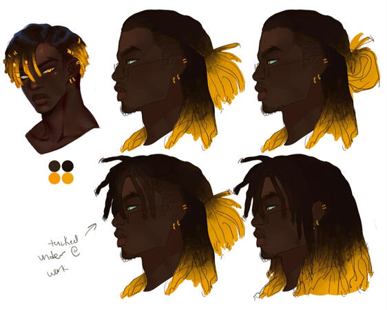 andreas hair redesign
