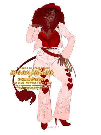 custom cowgirl design
