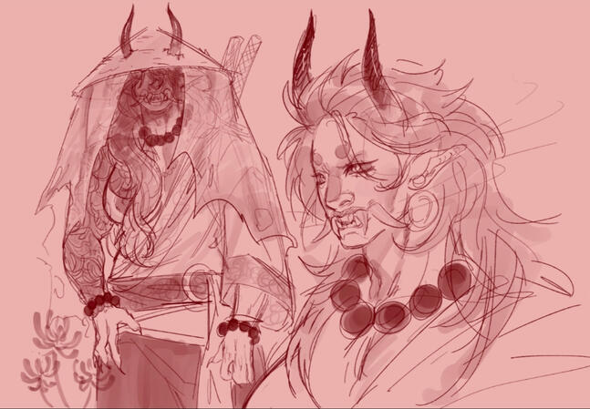 oni warrior concept